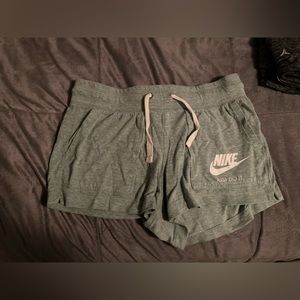 Soft nike green shorts
